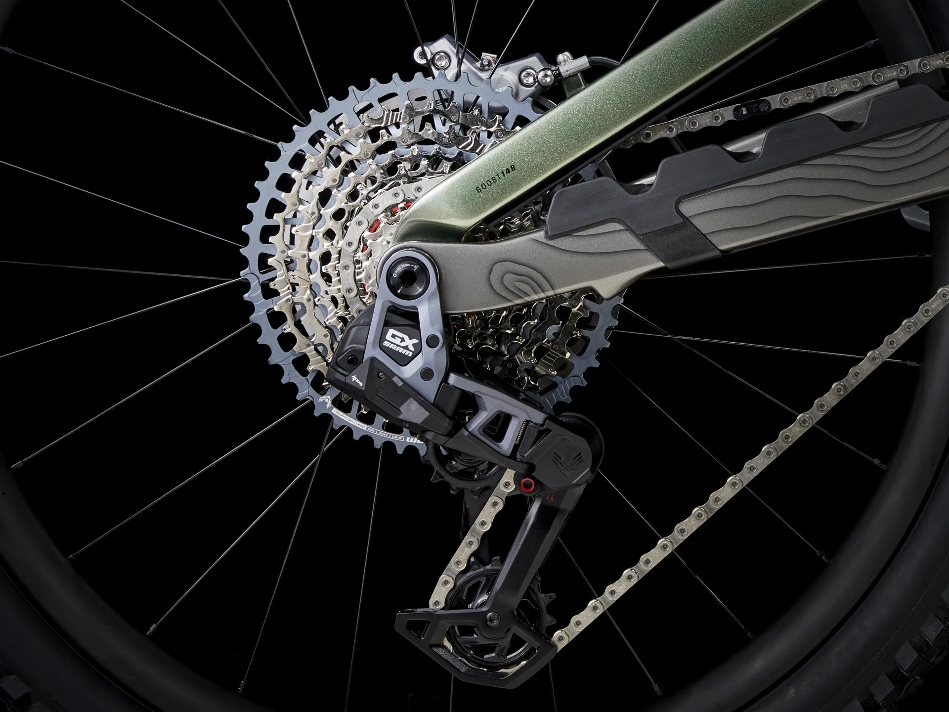 2024 Trek Slash 9.8 GX AXS T-Type Gen 6 - Lichen Green - Image 3