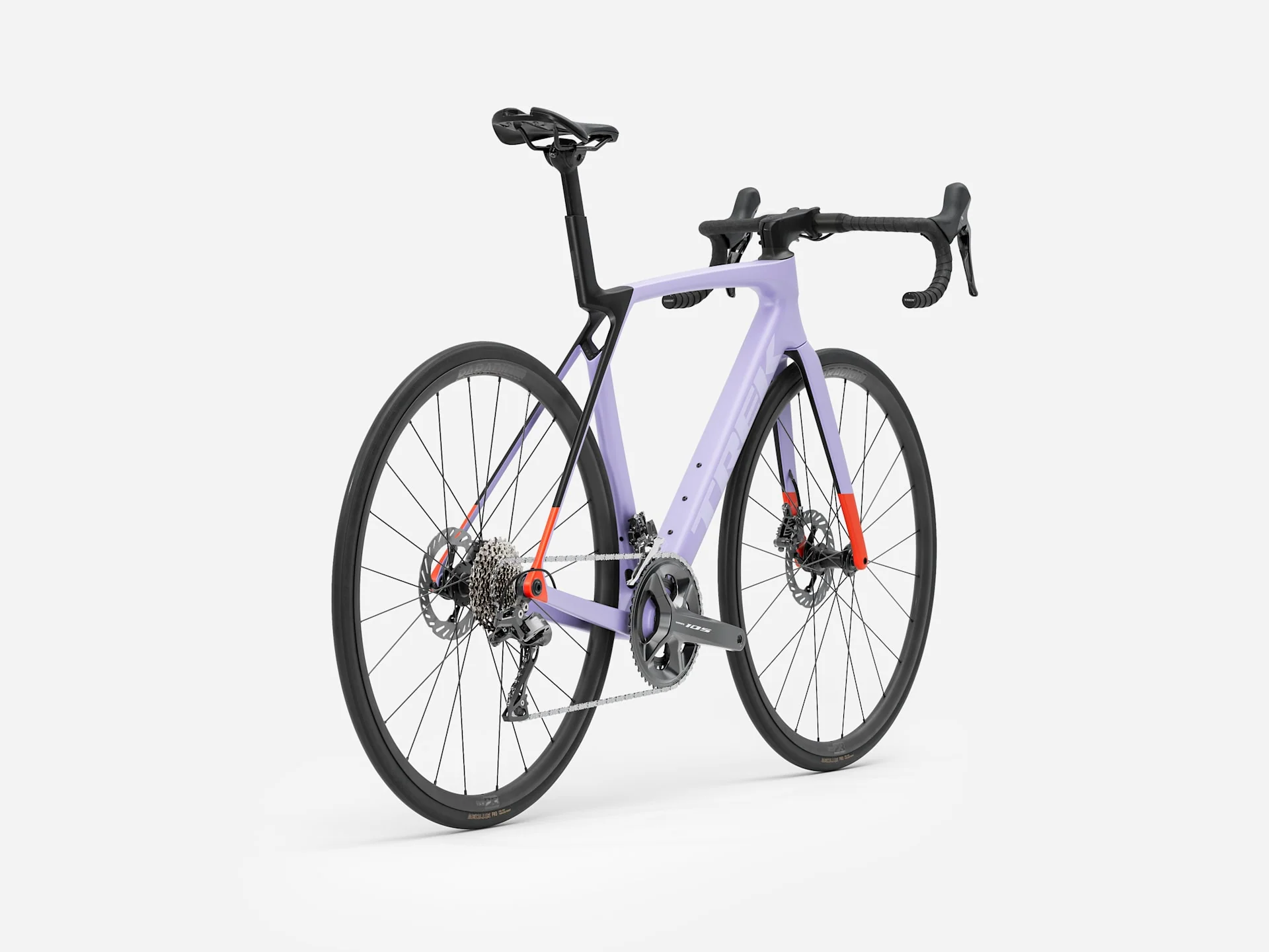 2026 Trek Madone SL 5 Gen 8 -Matte Lavender Haze/Deep Smoke - Image 2