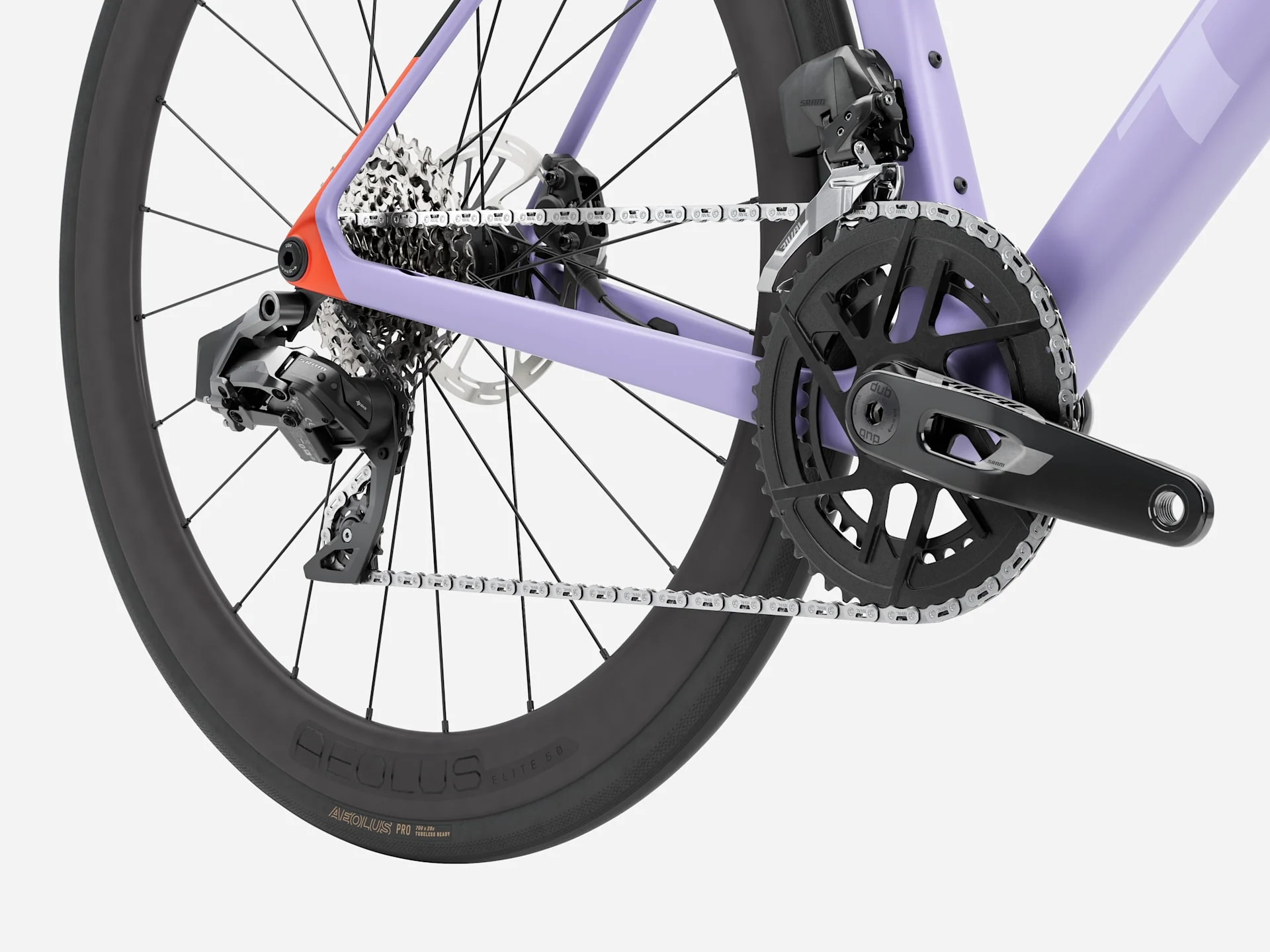 2026 Trek Madone SL 6 AXS Gen 8 - Matte Lavender Haze/Deep Smoke - Image 3