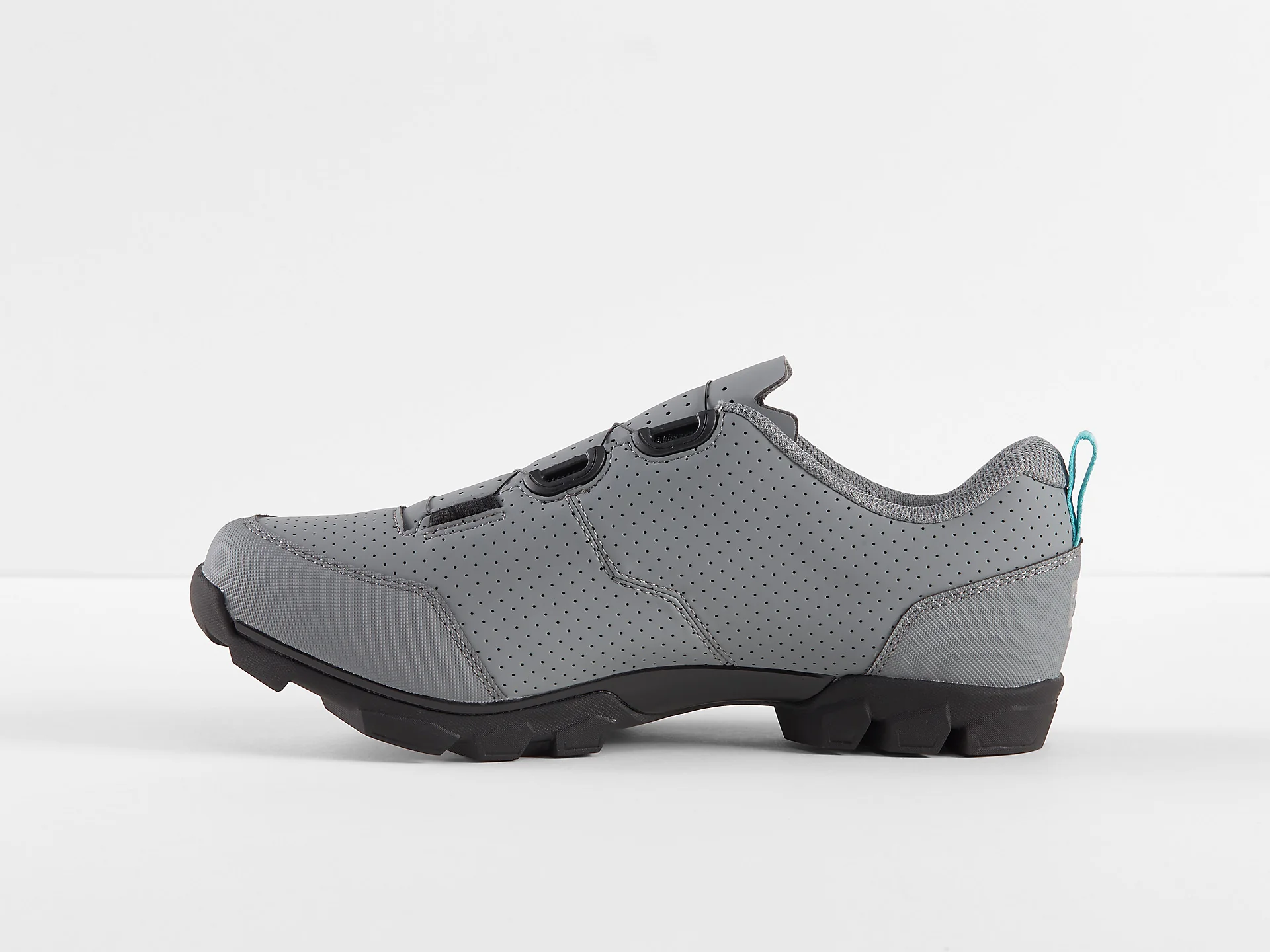 Bontrager Evoke Mountain Bike Shoes - Quicksilver/Miami Green - Image 3