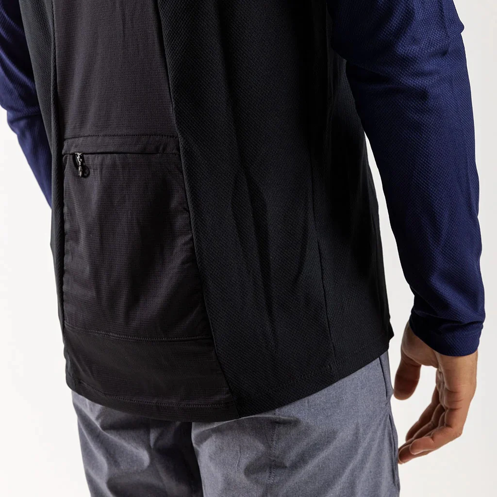 Ciovita Mens  AR Long Sleeve Trail Tee- Black/ Navy - Image 7