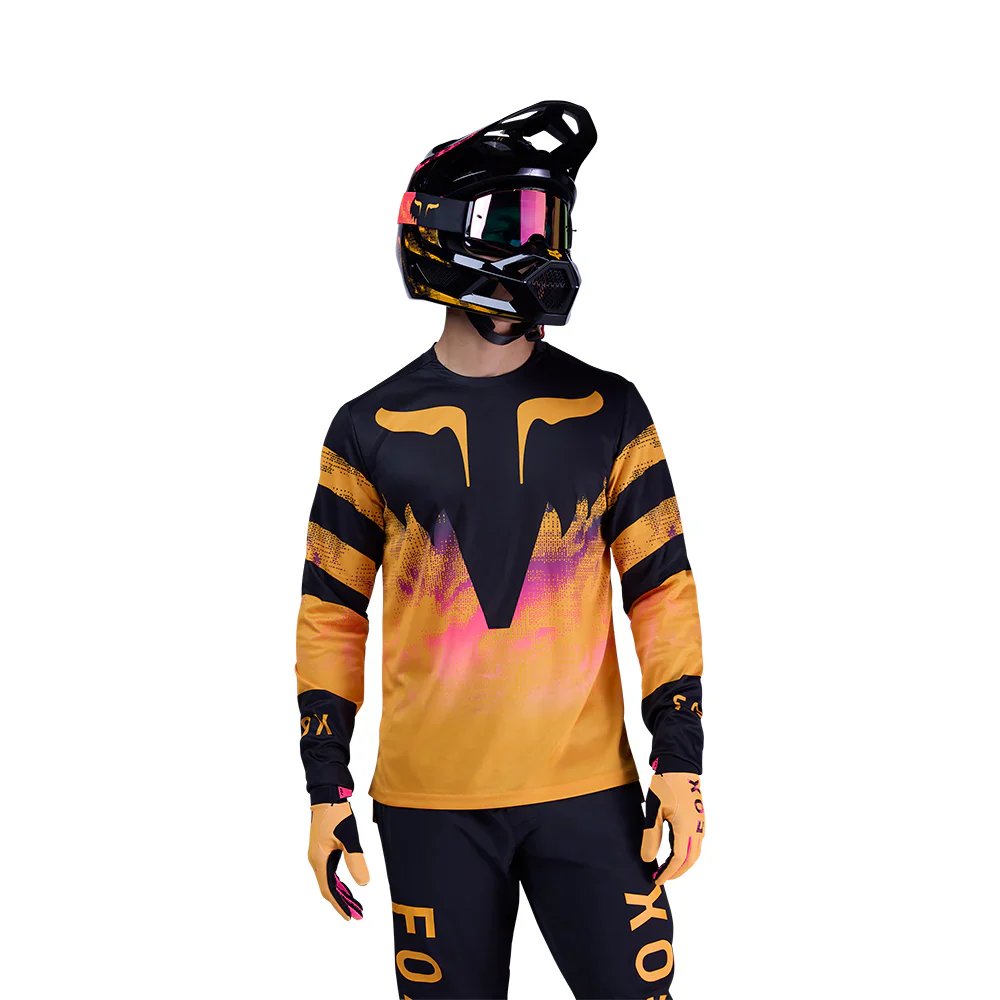 Fox Ranger Kairos Long Sleeve Jersey Tangerine - Image 3