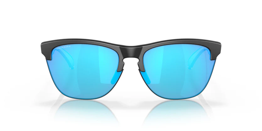 Oakley Frogskins Lite- Matte Black/Clear  Prizm Sapphire - Image 2