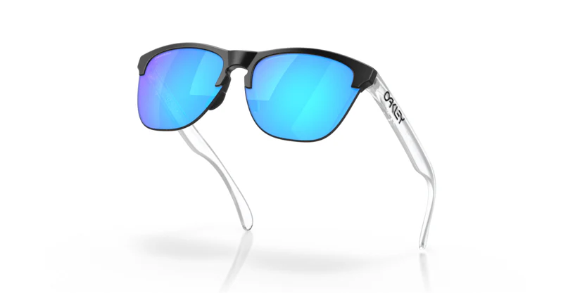 Oakley Frogskins Lite- Matte Black/Clear  Prizm Sapphire - Image 3