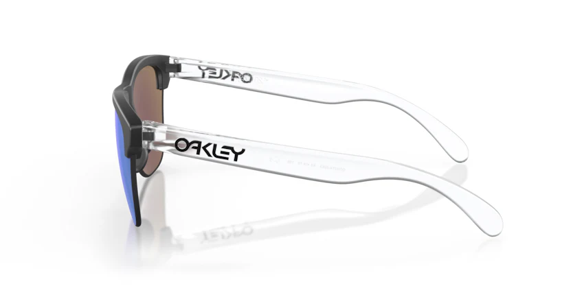Oakley Frogskins Lite- Matte Black/Clear  Prizm Sapphire - Image 5