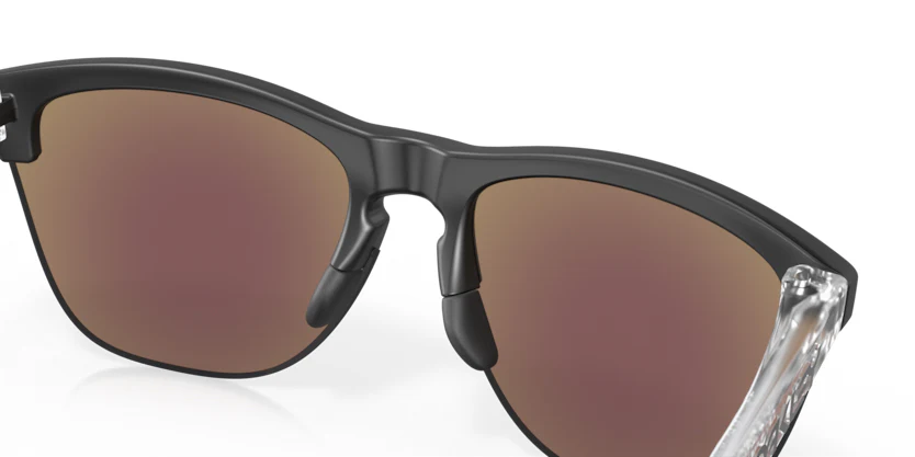 Oakley Frogskins Lite- Matte Black/Clear  Prizm Sapphire - Image 7