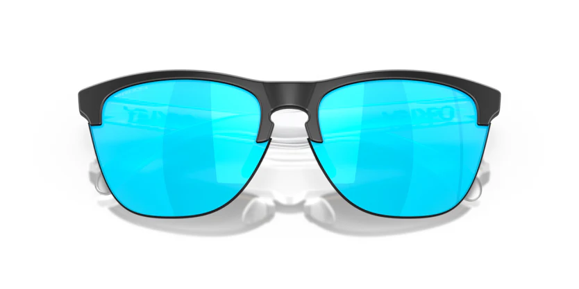 Oakley Frogskins Lite- Matte Black/Clear  Prizm Sapphire - Image 8