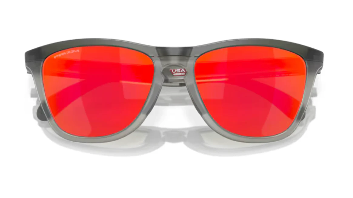 Oakley Frogskins- Matte Grey Smoke Prizm Ruby - Image 8