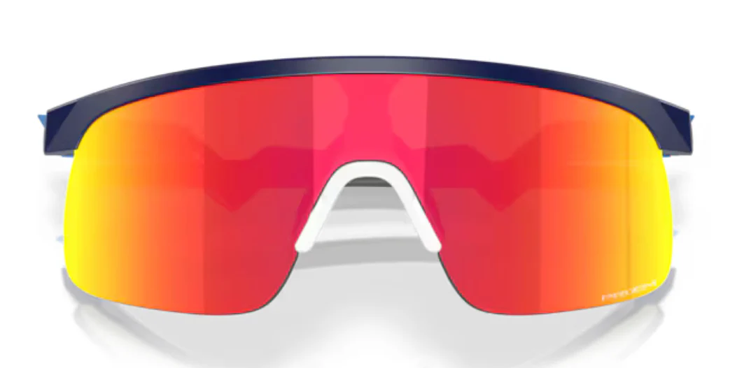 Oakley Resistor Youth- Matte Navy Prizm Ruby - Image 8