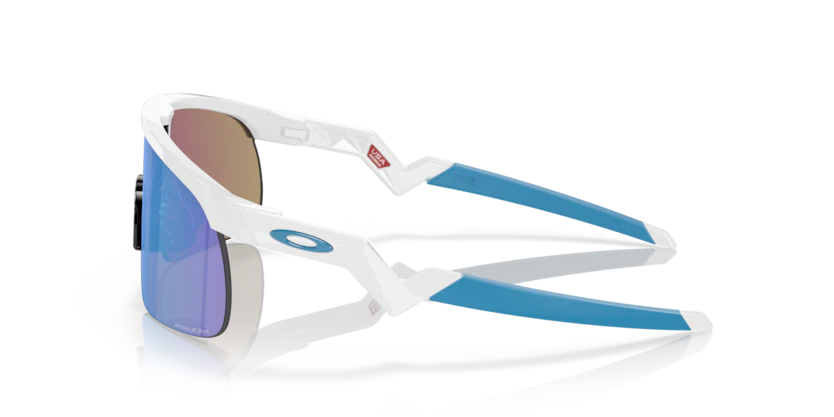 Oakley Resistor Youth - Polished White  Prizm Sapphire - Image 4