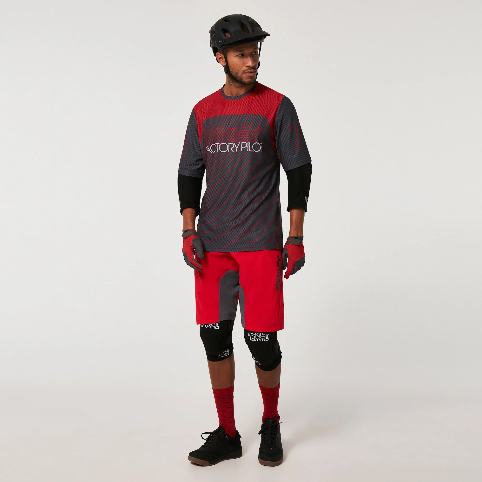 Oakley Seeker 75 SS Riding Jersey Uniform Grey - Image 10