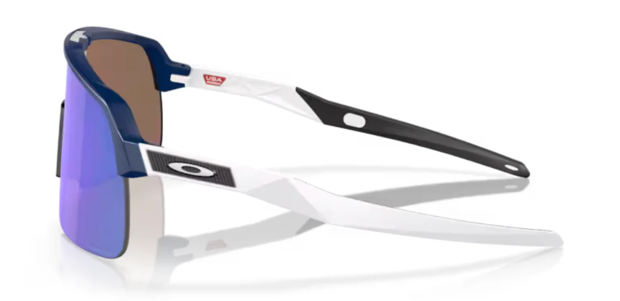 Oakley Sutro Lite- Matte Navy/ Matte White Prizm Violet - Image 3