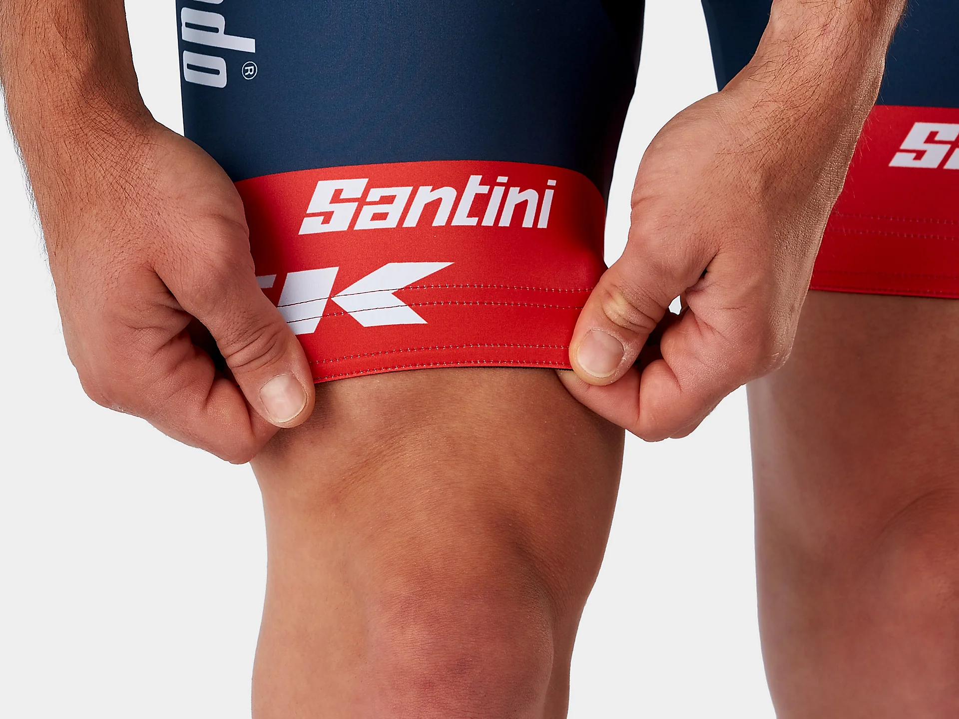 Santini Trek-Segafredo Men's Team Replica Bib Shorts - Image 4