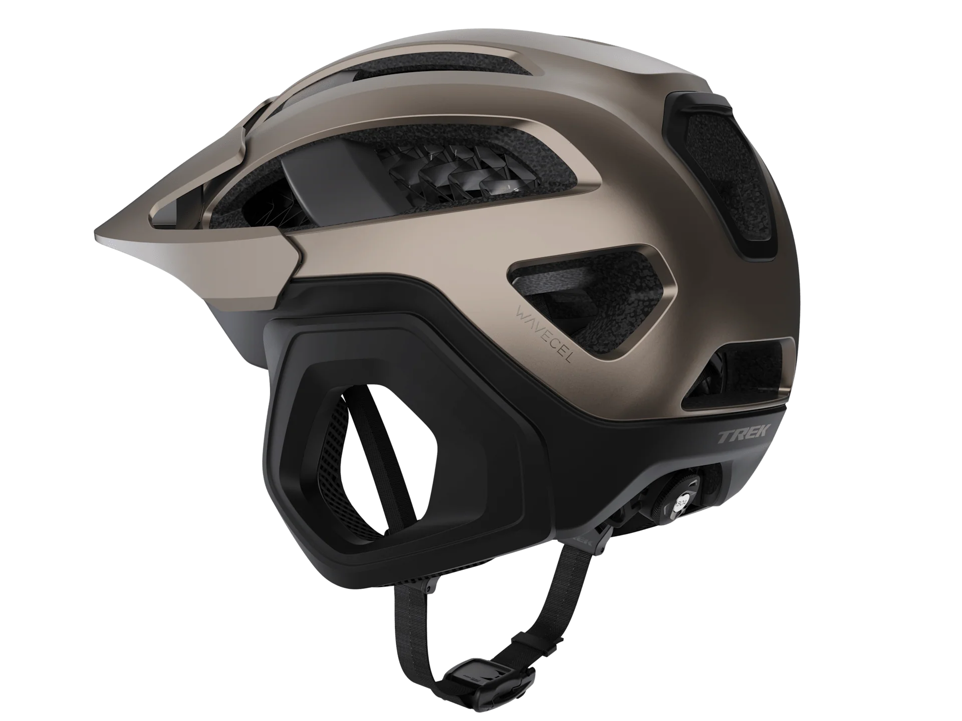 Trek Blaze WaveCel Mountain Bike Helmet - Bronze Age/Black - Image 2