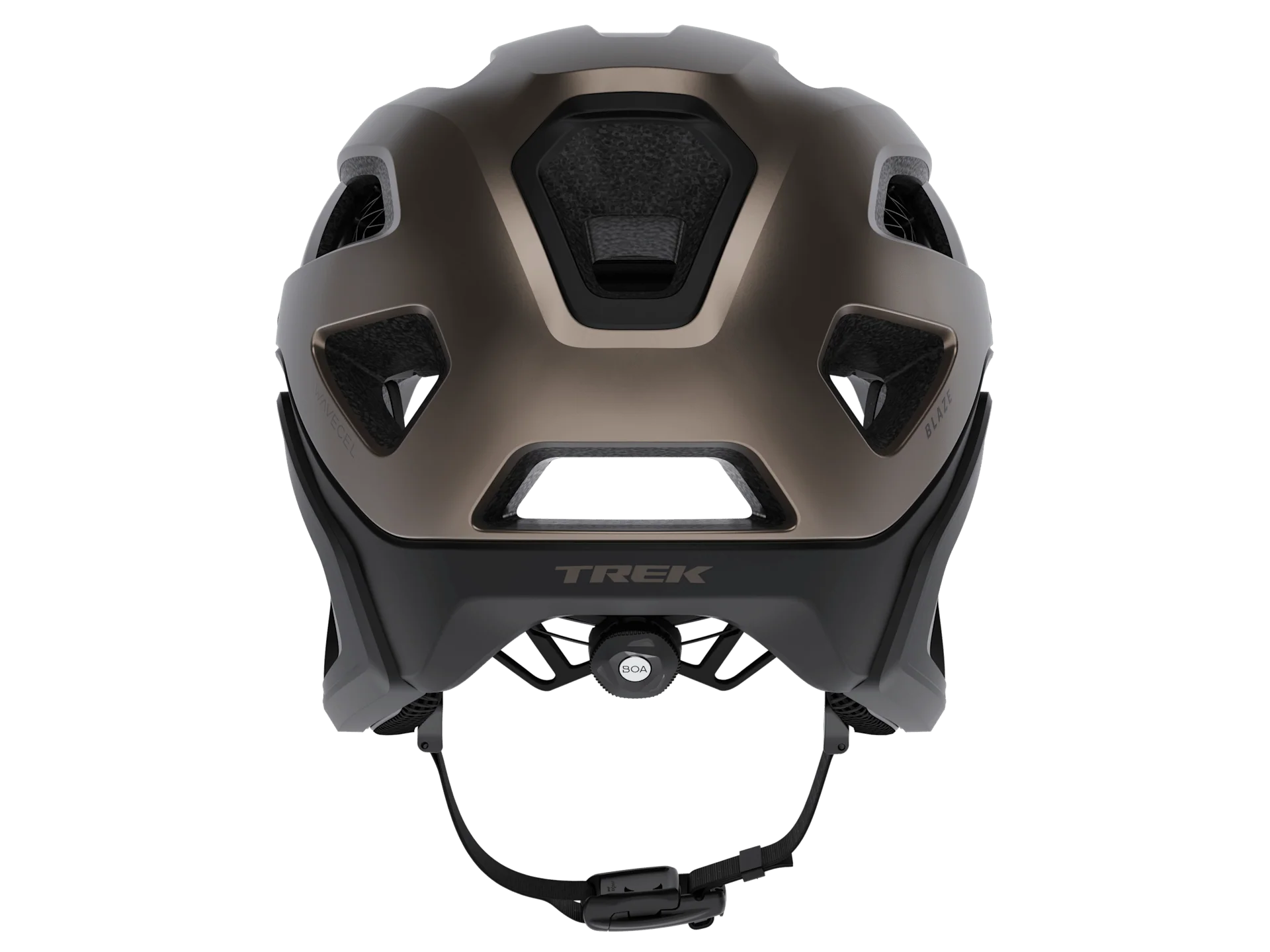 Trek Blaze WaveCel Mountain Bike Helmet - Bronze Age/Black - Image 3
