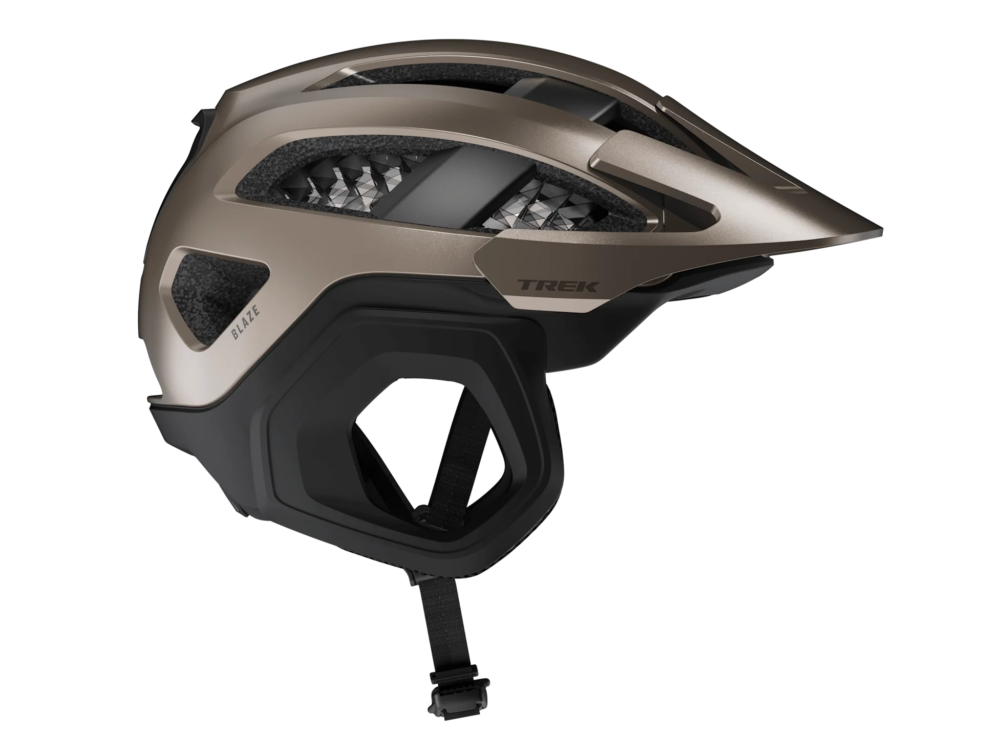 Trek Blaze WaveCel Mountain Bike Helmet - Bronze Age/Black - Image 5