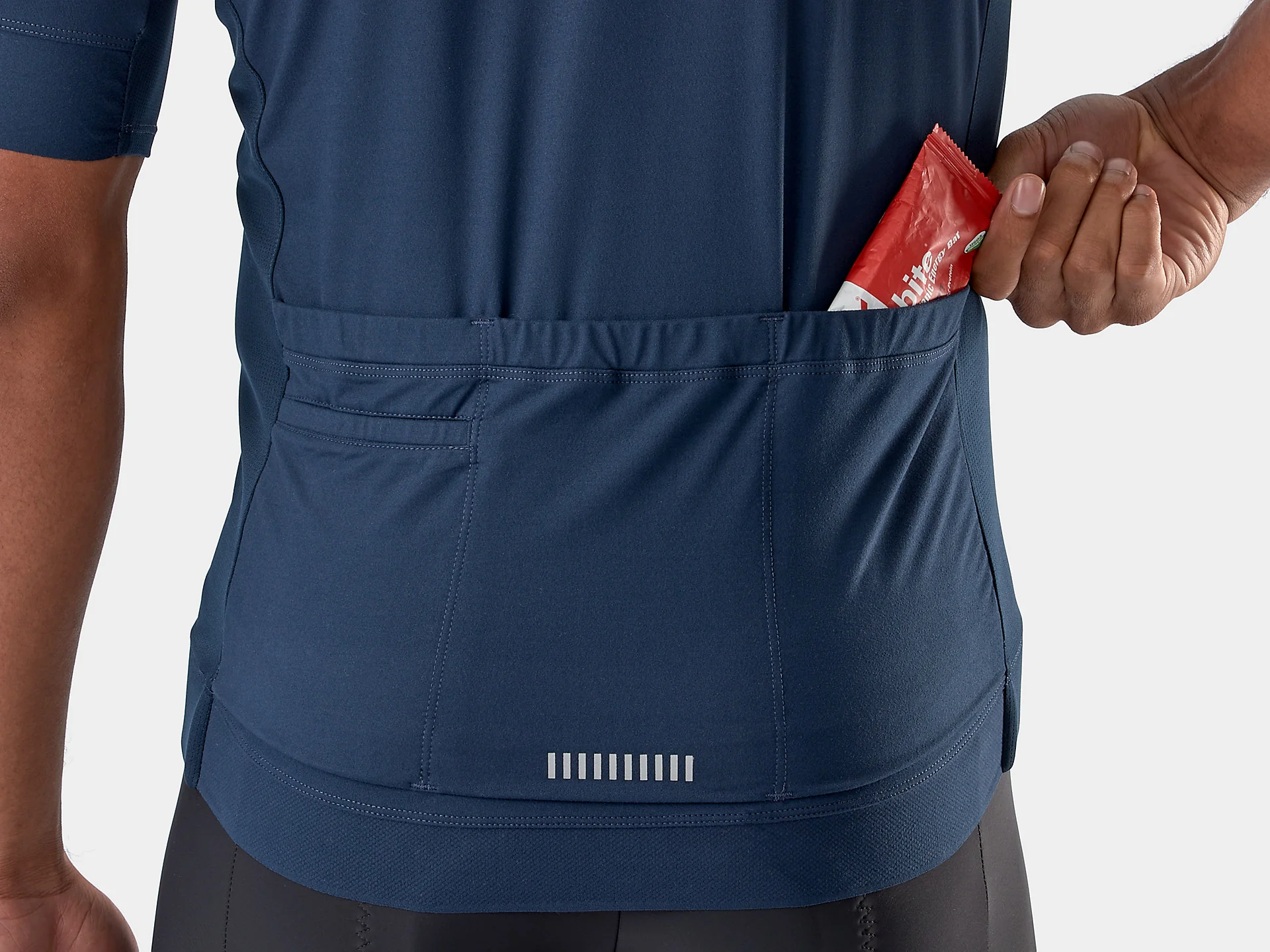Trek Circuit LTD Cycling Jersey- Deep dark blue/ Viper Red - Image 4