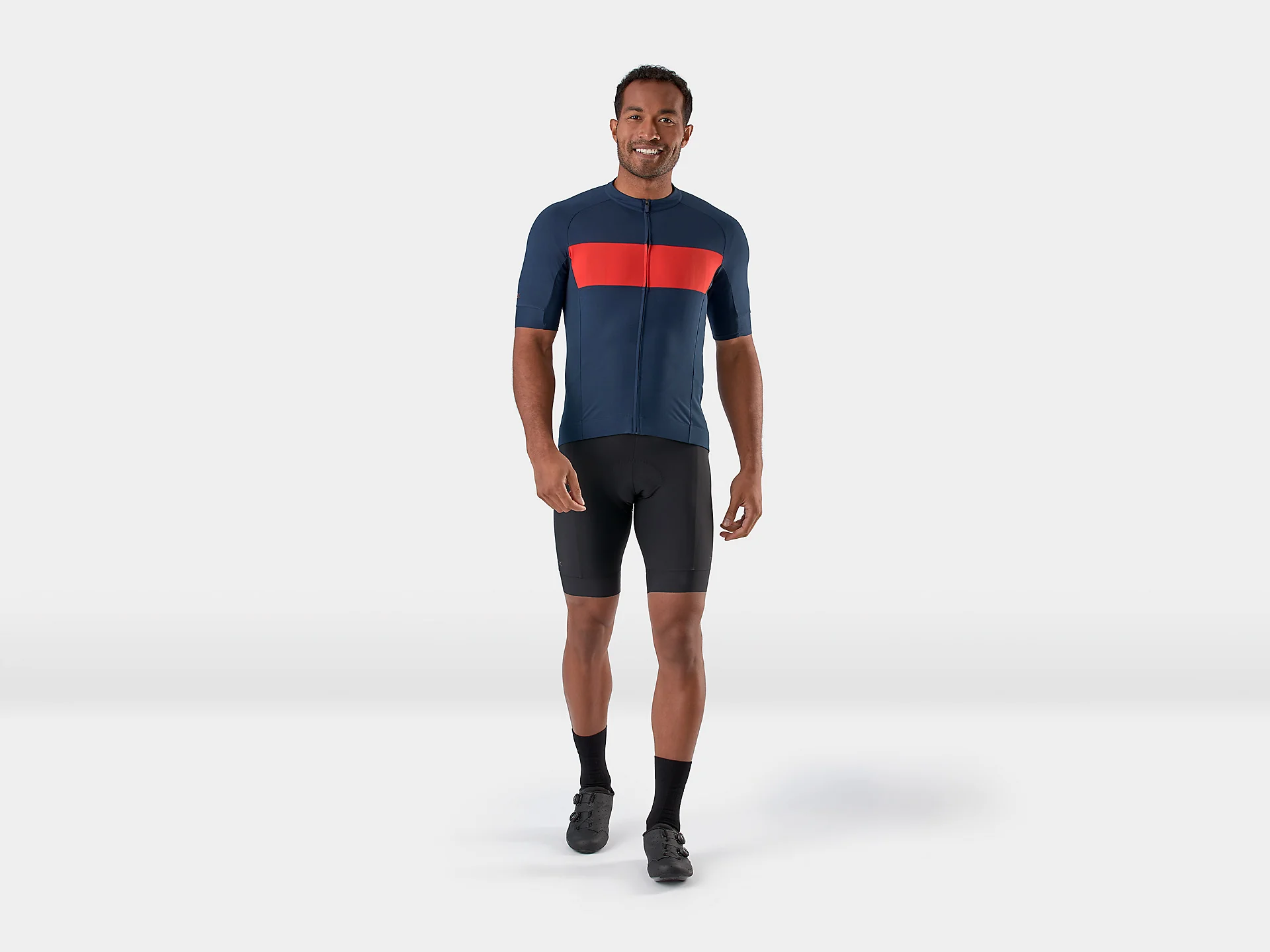 Trek Circuit LTD Cycling Jersey- Deep dark blue/ Viper Red - Image 7