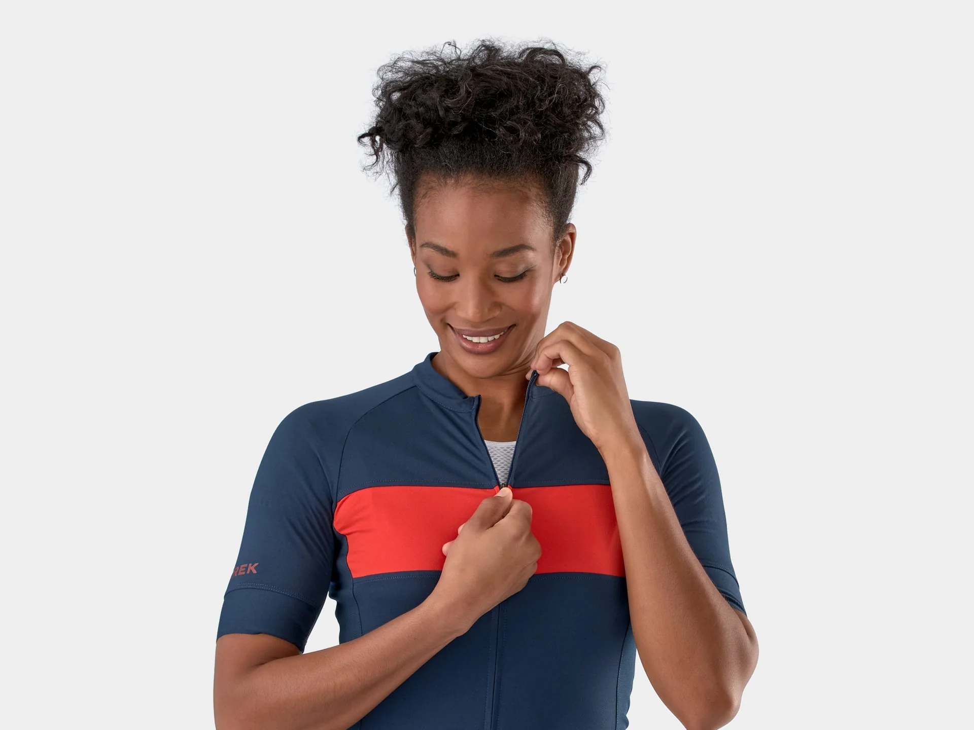 Trek Circuit Women's LTD Cycling Jersey - Deep Dark Blue/Viper Red - Image 3