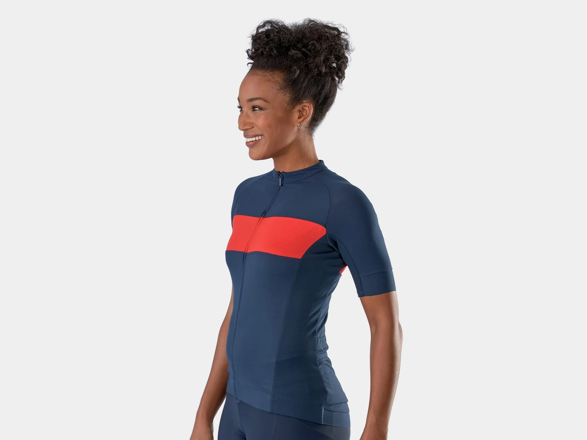 Trek Circuit Women's LTD Cycling Jersey - Deep Dark Blue/Viper Red - Image 4