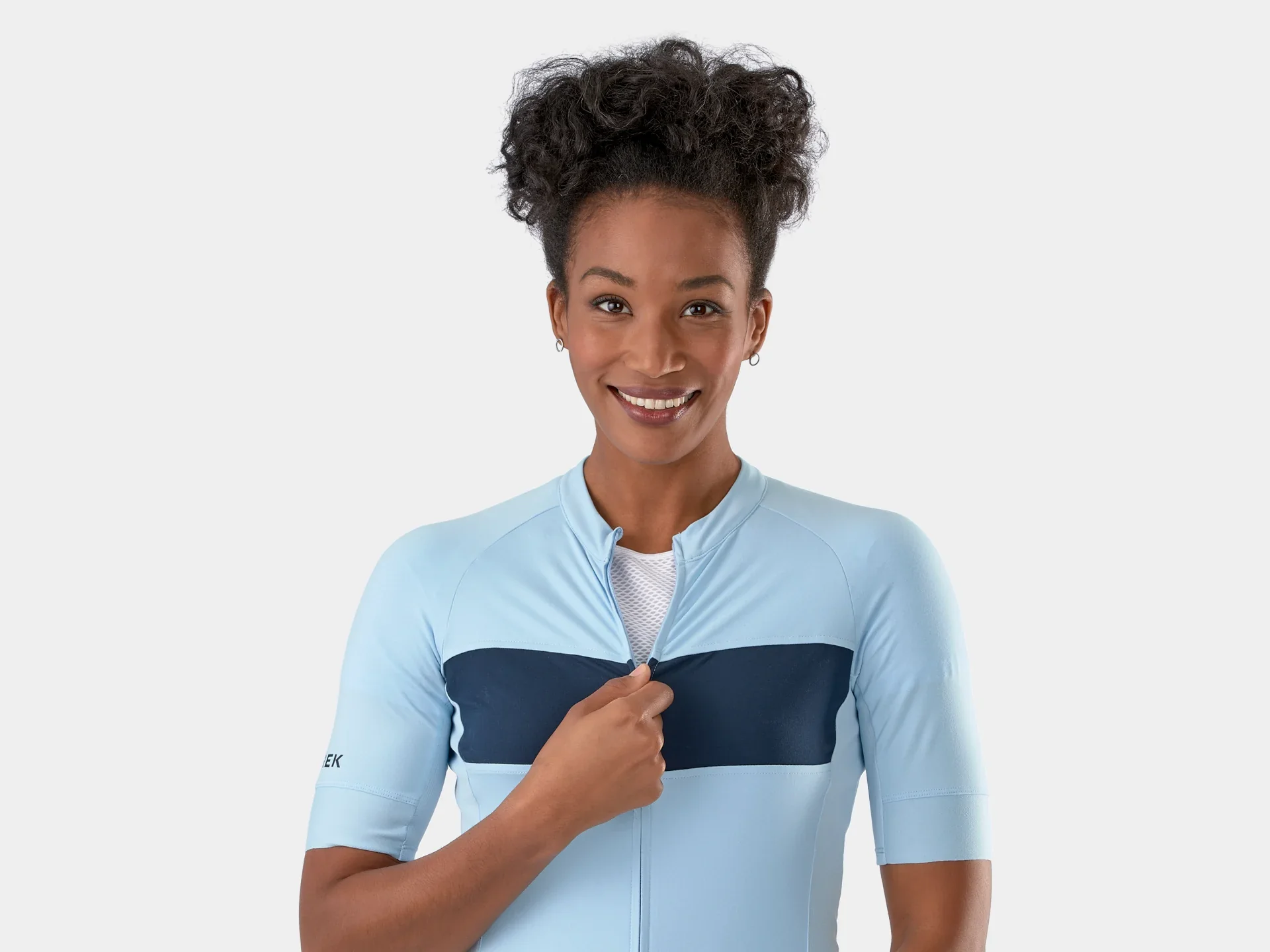 Trek Circuit Women's LTD Cycling Jersey - Dusty Blue/Deep Dark Blue - Image 2