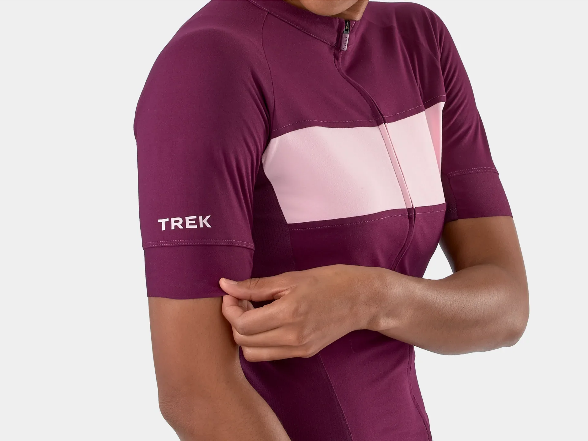 Trek Circuit Women's LTD Cycling Jersey - Mulberry/Blush - Image 6