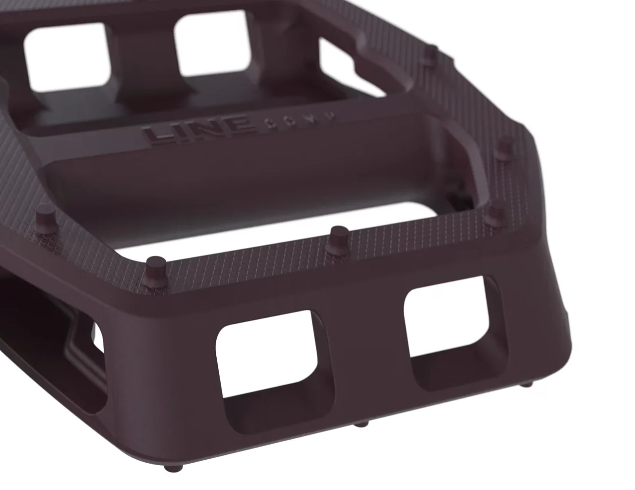 Trek Line Comp Flat Pedal Set- Mulberry - Image 2