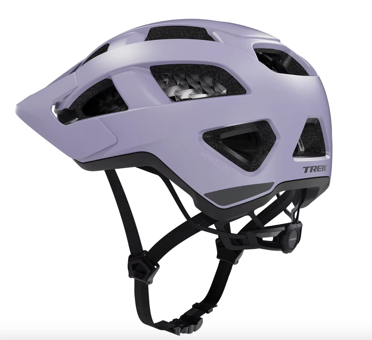 Trek Quantum WaveCel Mountain Bike Helmet - Matte Lavender Haze - Image 3