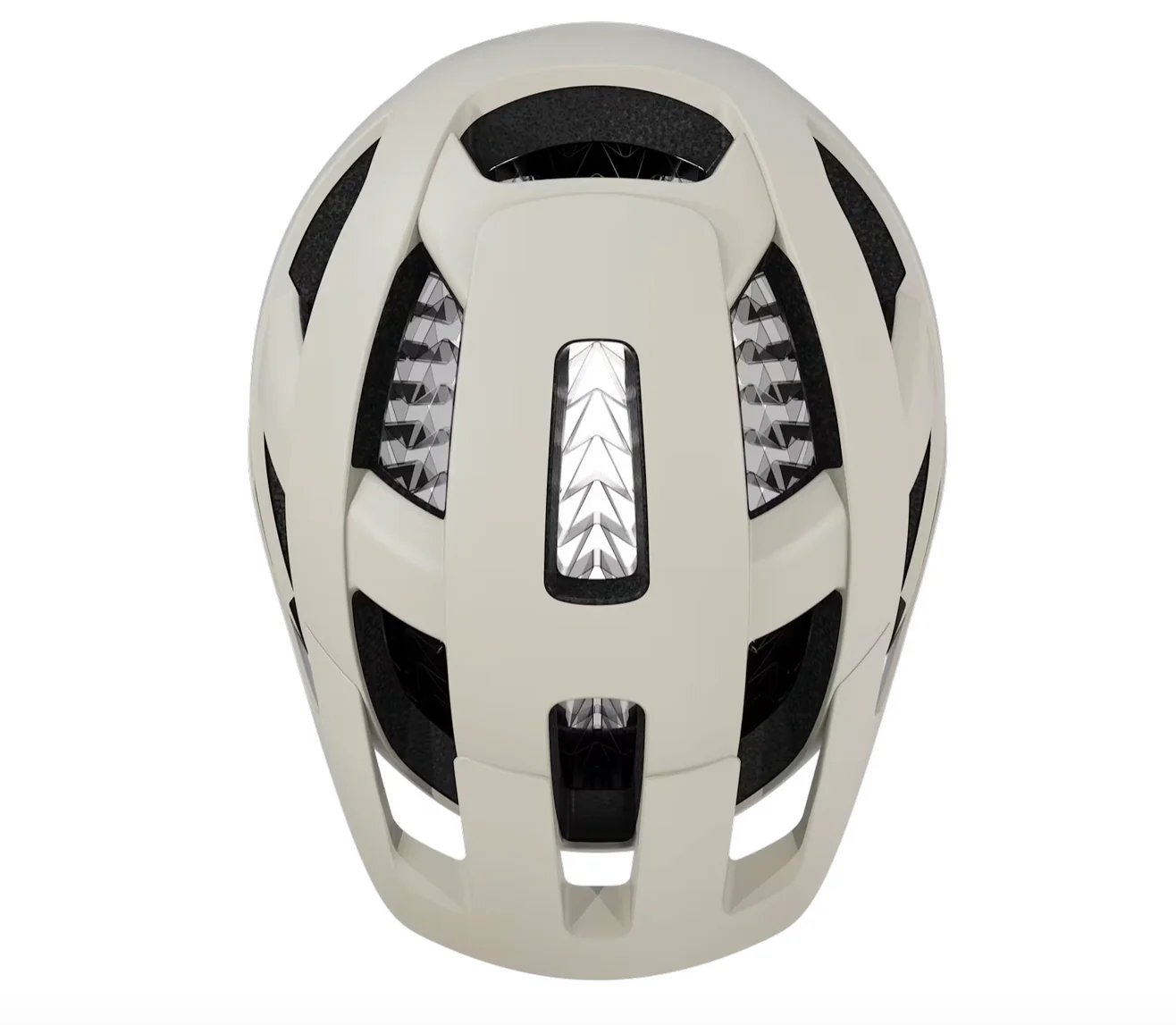 Trek Quantum WaveCel Mountain Bike Helmet-  Matte White/ Old style Gold - Image 4