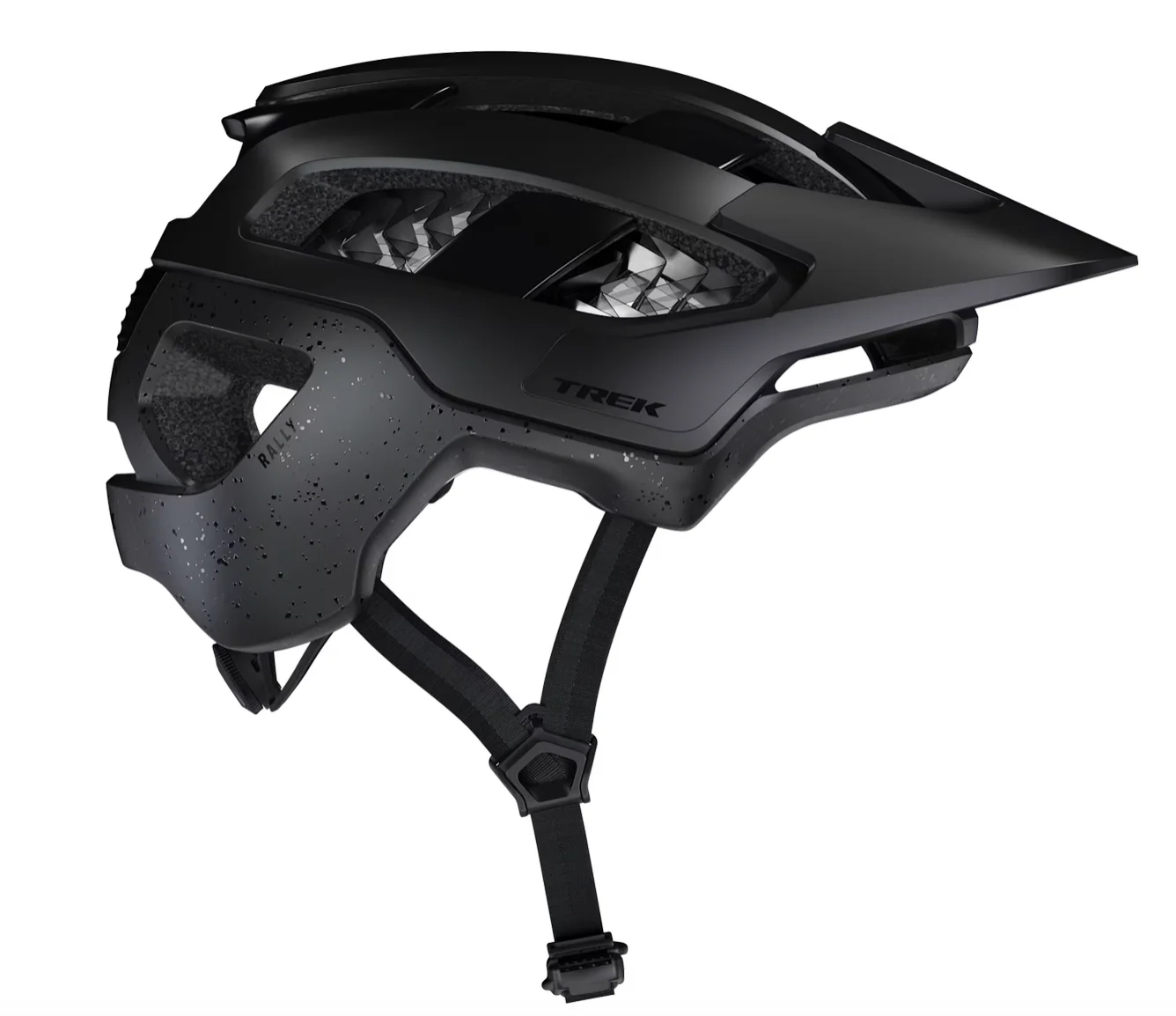 Trek Rally WaveCel Mountain Bike Helmet- Black - Image 2