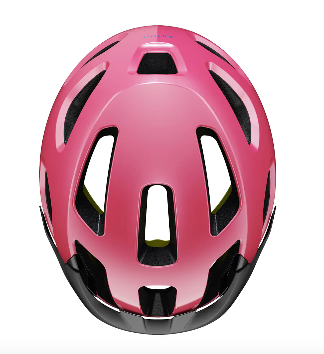Trek Solstice Mips Youth Bike Helmet- Pink Frosting - Image 3